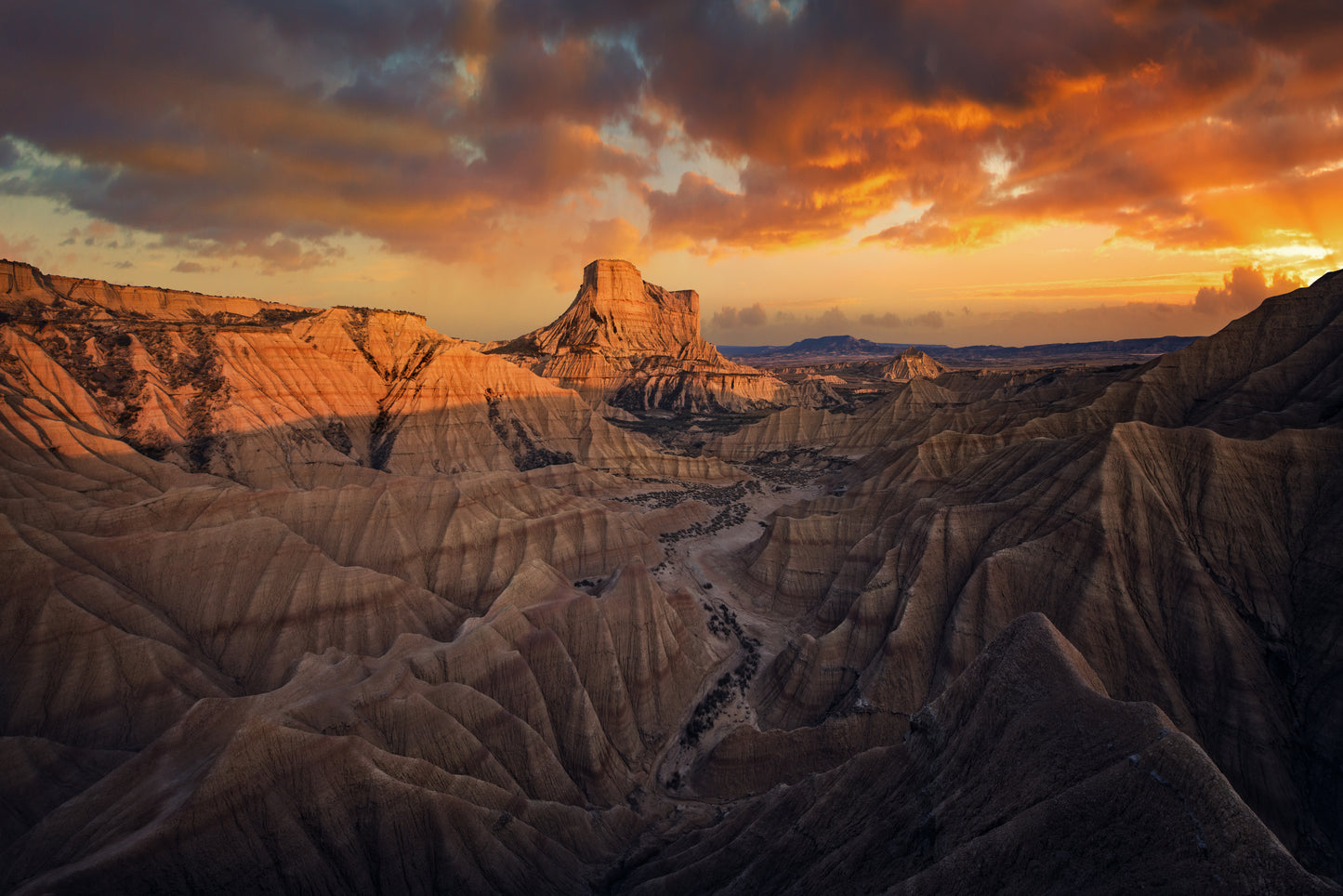 Badlands, Bardenas Reales fototapet