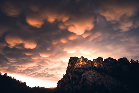 Mt. Rushmore after the Storm fototapet